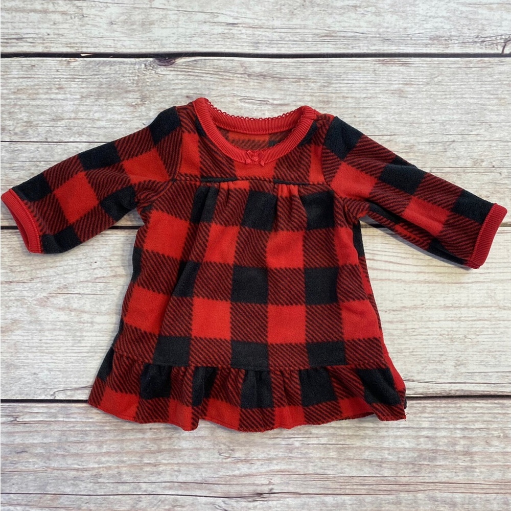 📌🆕 Carter’s • Buffalo Check • Matching Nightgown & Doll Nightgown Set - Picture 8 of 11